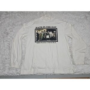 VINTAGE PONTIAC CENTRAL HIGH SCHOOL 1985 2XL Shirt Reunion Jesse Jackson Flaws*
